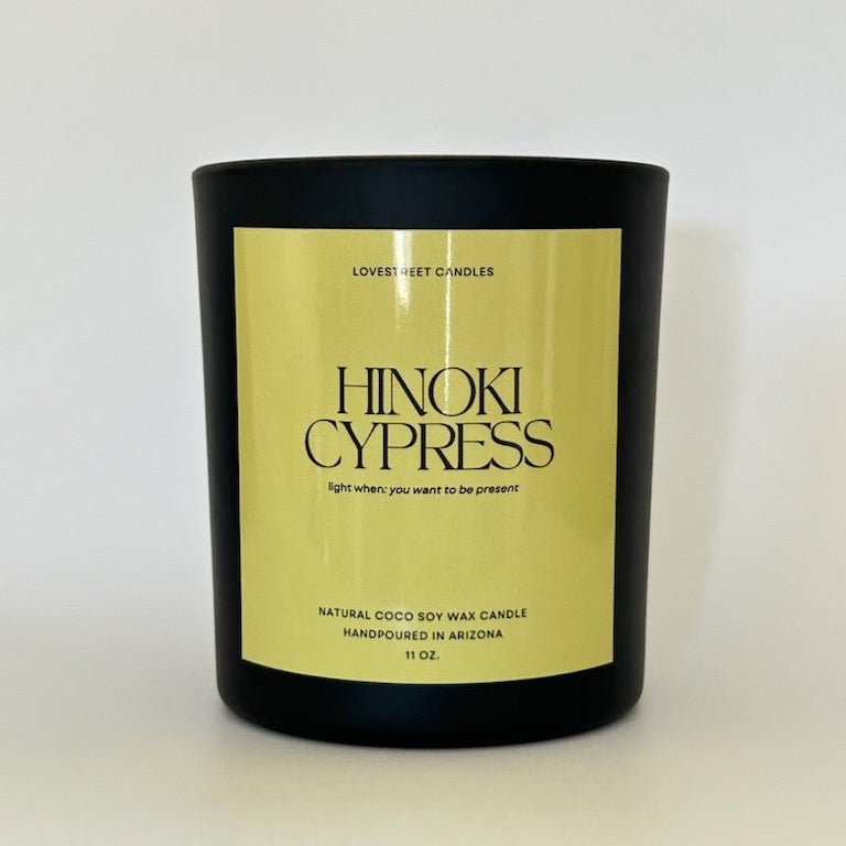 Hinoki + Cypress Candle